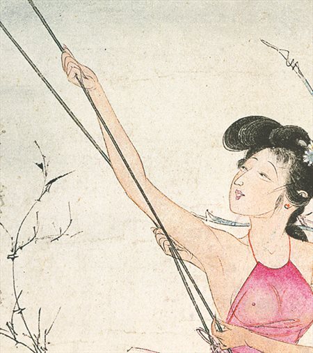 沧浪-胡也佛的仕女画和最知名的金瓶梅秘戏图